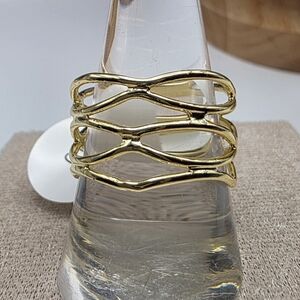 Elegant Gold-Tone Women's Ring (353)
